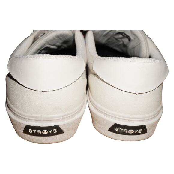 STRAYE Venice Flame Low Top Sneakers White Red Purple Skate Shoes Men’s 11 - Picture 4 of 6